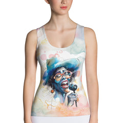 Trumpeter's Tuneful Twirls   Women's Tank Top