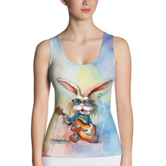 Cello's Captivating Caricatures  Women's Tank Top