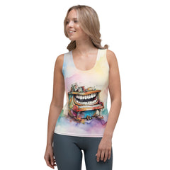 Synthesizer's Synchronized Sketches Women's Tank Top