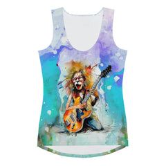 Vocalist's Vibrant Visuals  Women's Tank Top