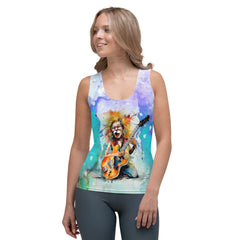 Vocalist's Vibrant Visuals  Women's Tank Top