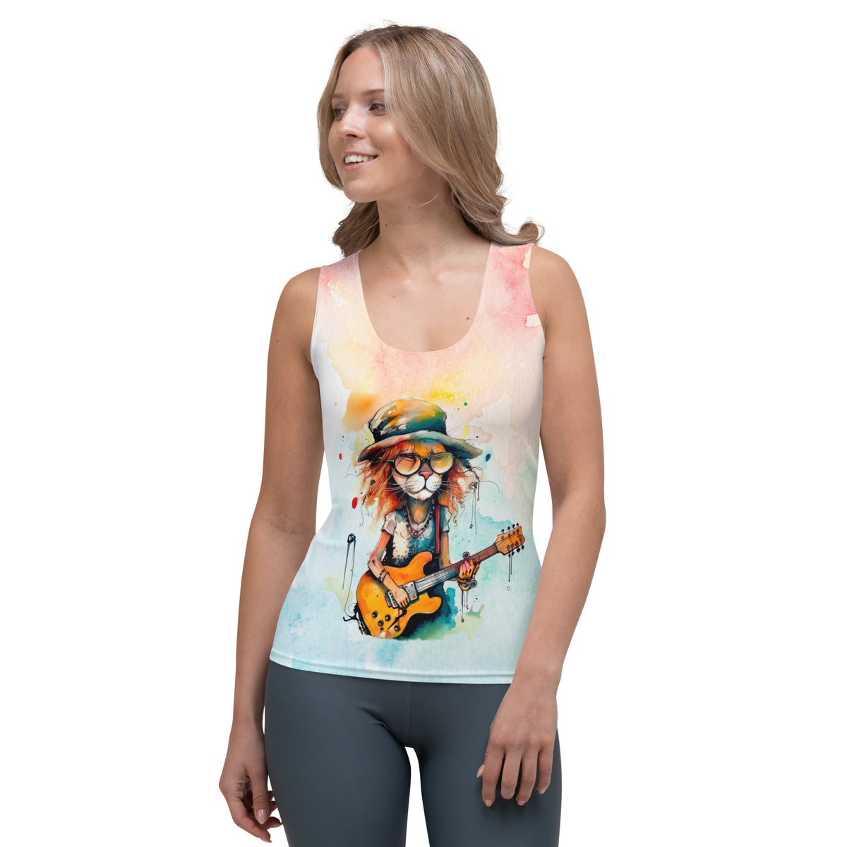 Guitarist's Gleeful Grooves  Women's Tank Top