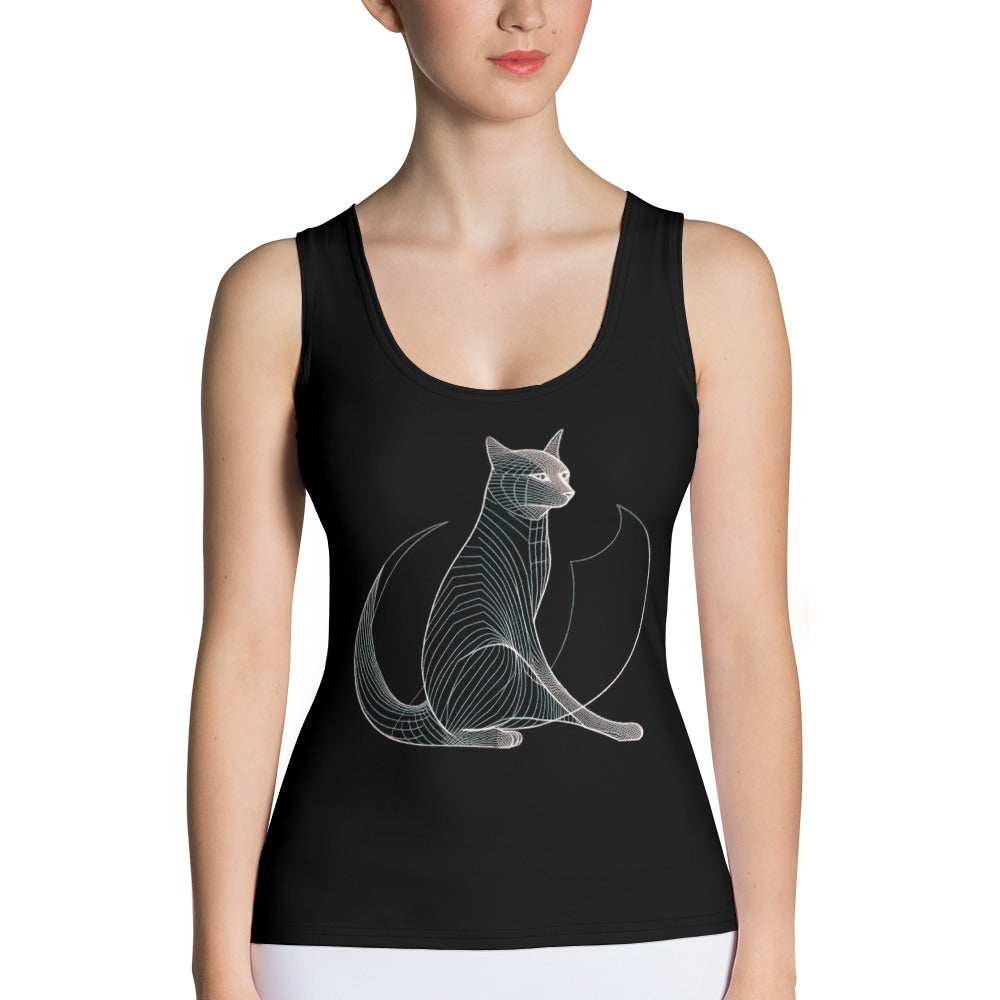 Chic Calico Charm Tank Top