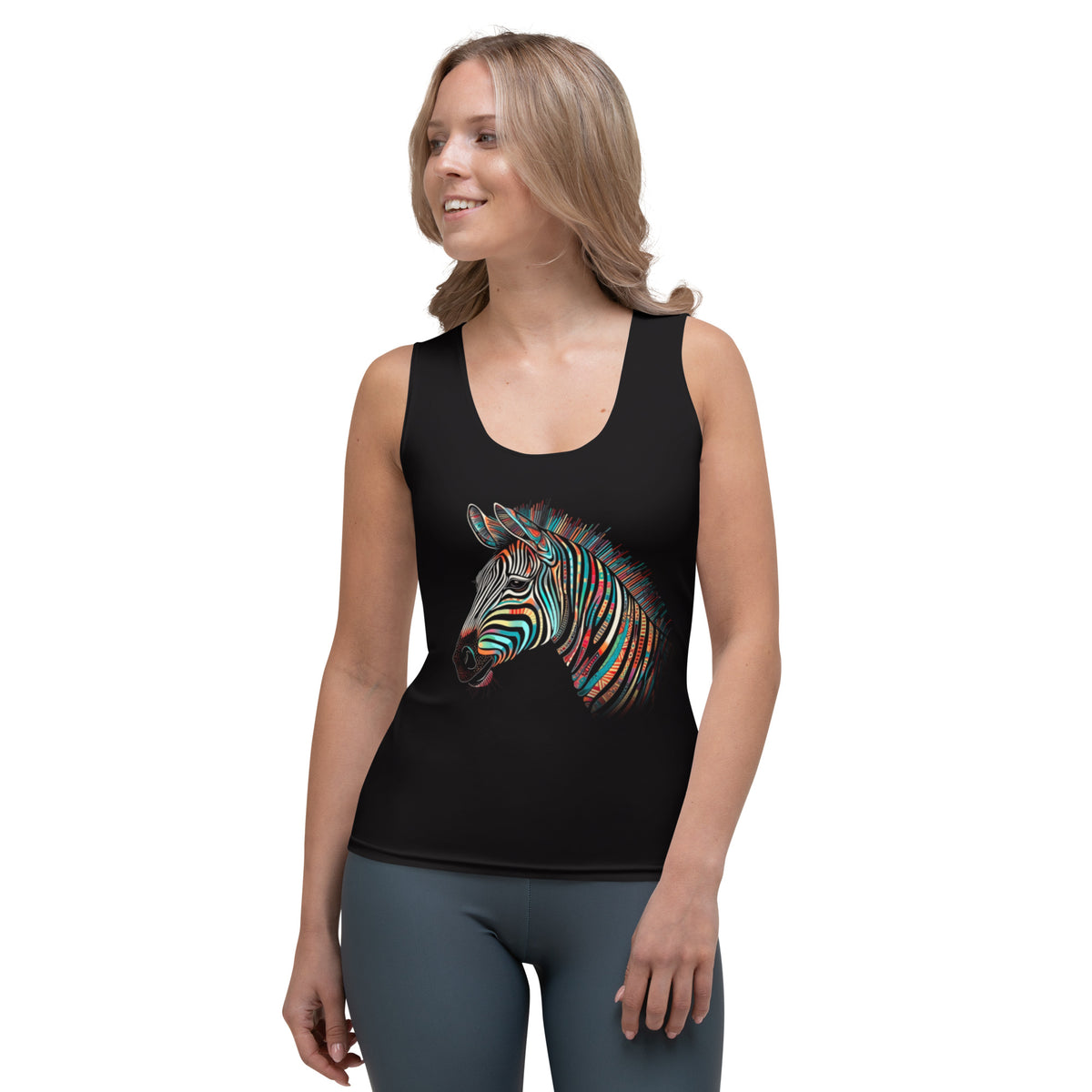 Zesty Zebra Zenith Tank Top