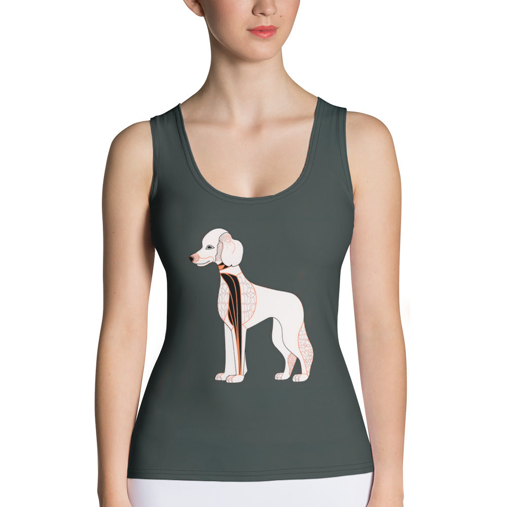 Fashionable French Bulldog Flair Tank Top