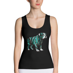 Playful Poodle Parade Tank Top