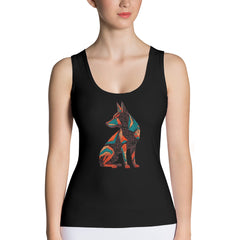 Quizzical Queensland Heeler Quest Tank Top