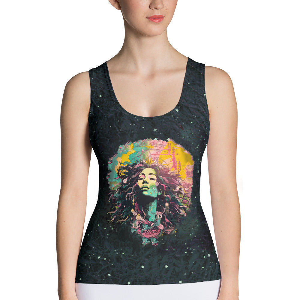 Melodic Muse Medley Sublimation Cut & Sew Tank Top