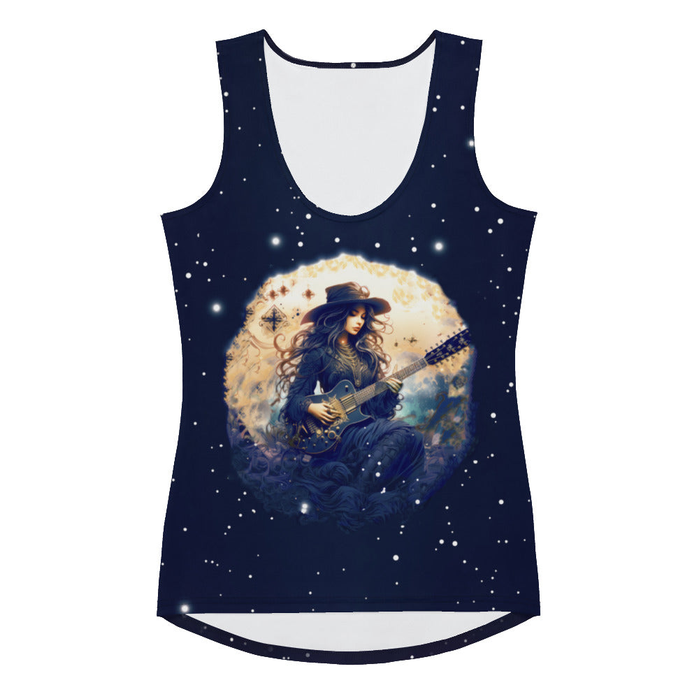 Vibrant Violin Vistas Sublimation Cut & Sew Tank Top