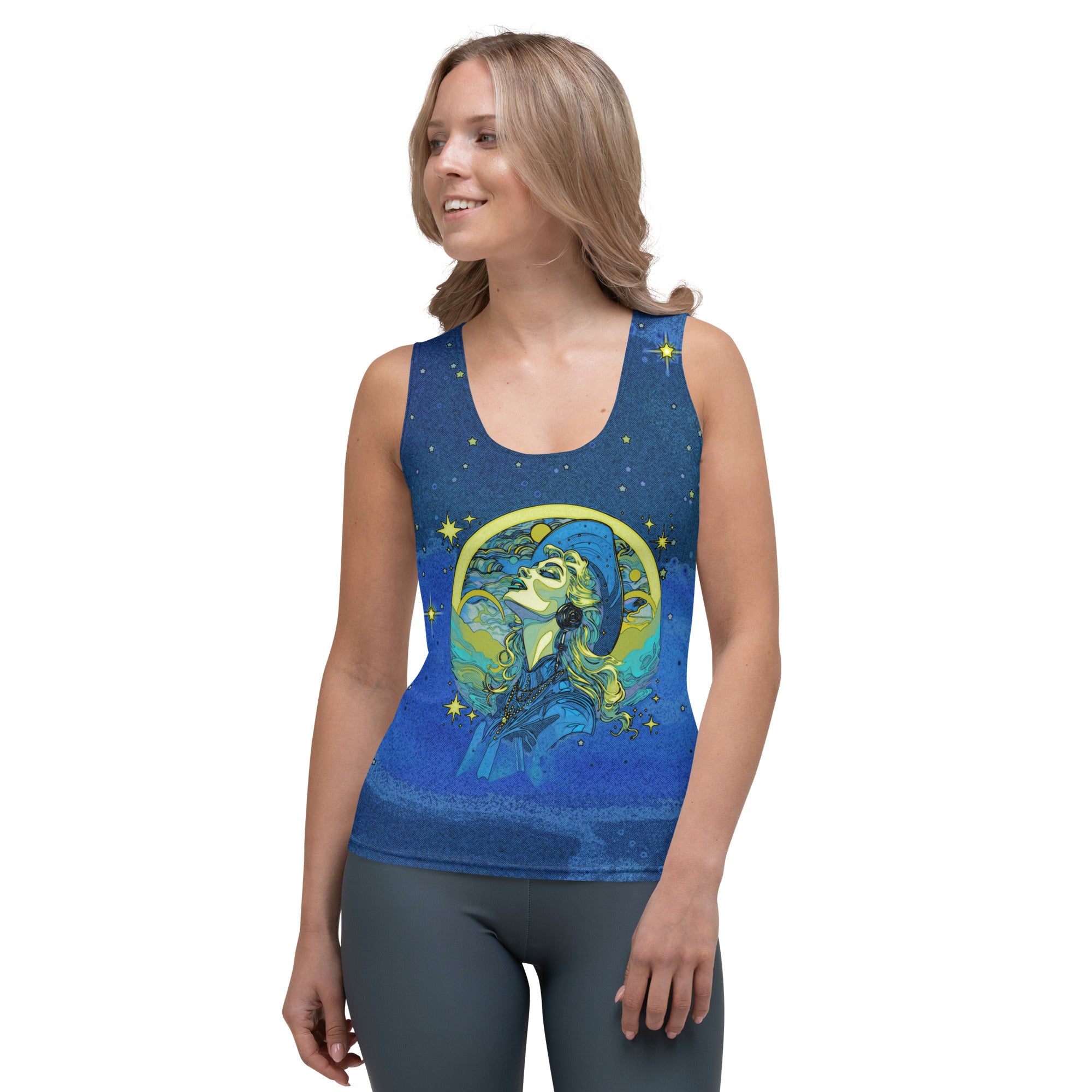 Tuneful Twilight Tapestries Sublimation Cut & Sew Tank Top