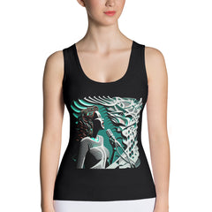 Rhythmic Radiance All-Over Print Women's Tank Top