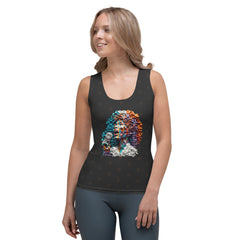 Acoustic Aura All-Over Print Women's Tank Top