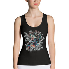 Hip-Hop Honeycomb Women's Tank Top