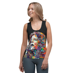 Harmonious Notes All-Over Print Women's Tank Top