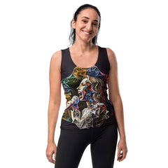 Sonic Serenade All-Over Print Women's Tank Top