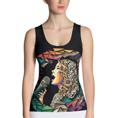 Vibrant Vocals All-Over Print Women's Tank Top