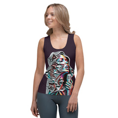 Singing Melodies All-Over Print Women's Tank Top