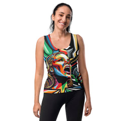 Harmony Haven All-Over Print Women's Tank Top