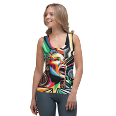 Harmony Haven All-Over Print Women's Tank Top