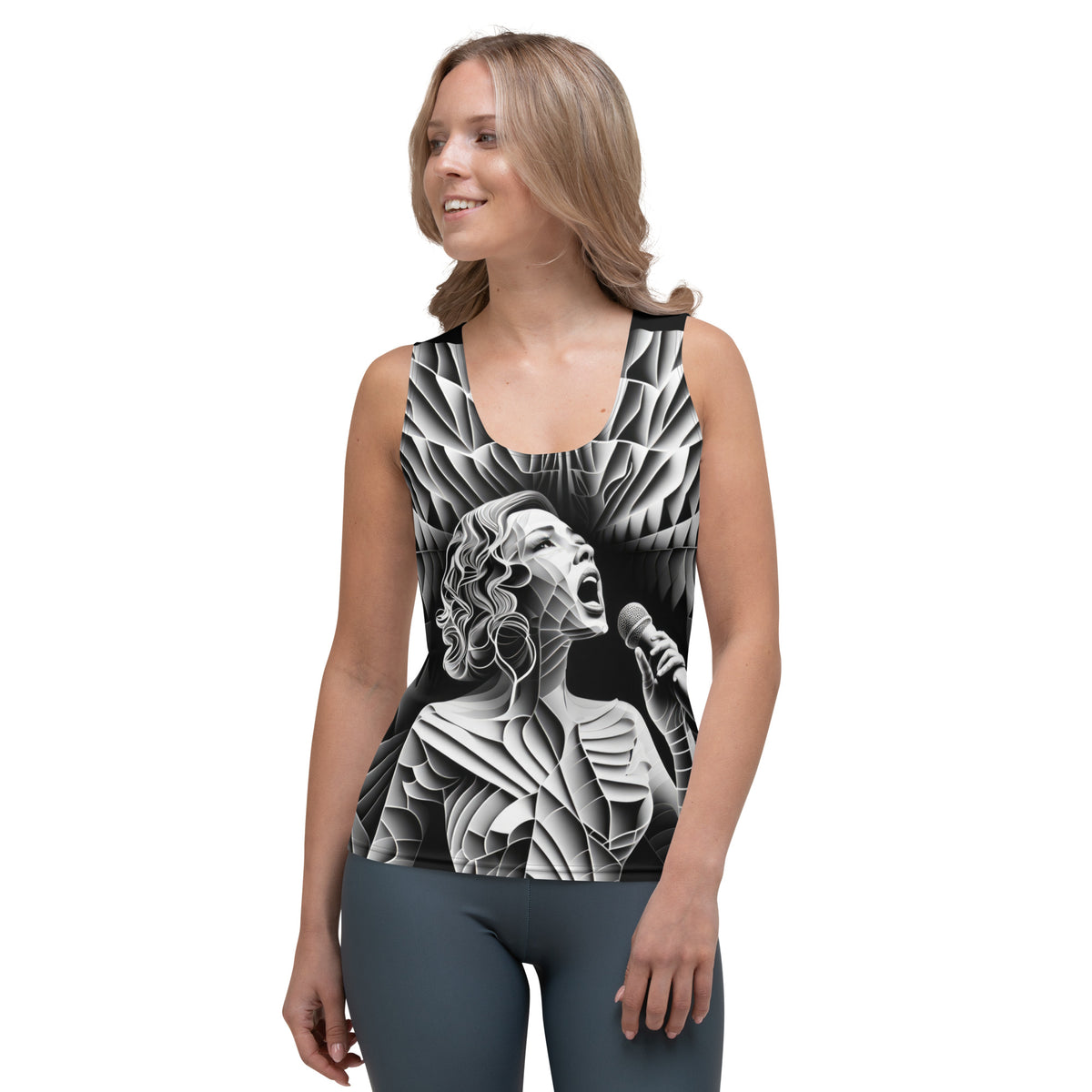 Symphonic Style All-Over Print Women's Tank Top