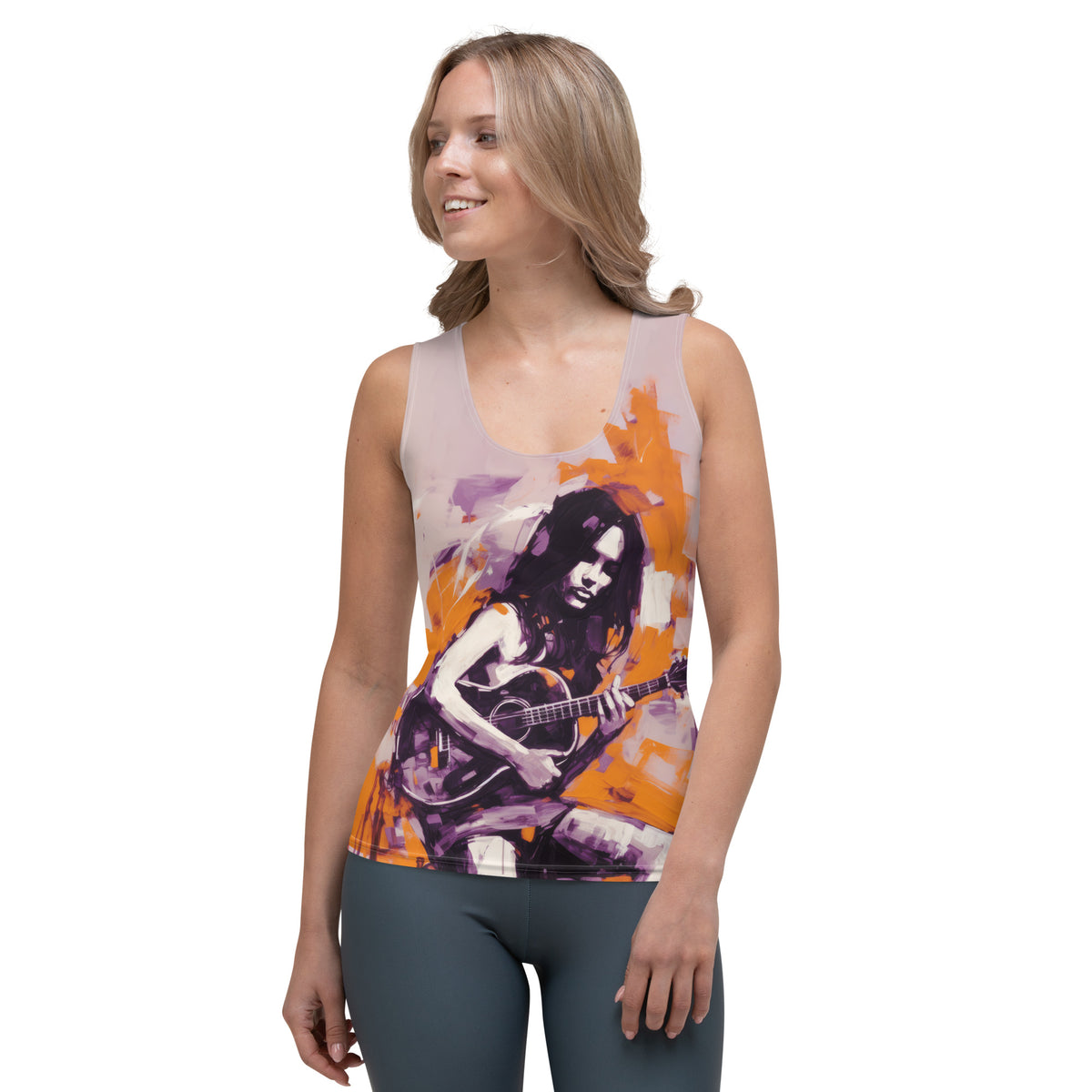 Vibrant Brushstroke Tank Top