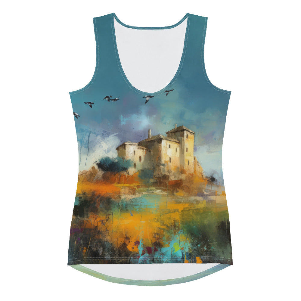 Snowy Mountain Peaks Women's Tank Top