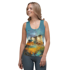 Snowy Mountain Peaks Women's Tank Top