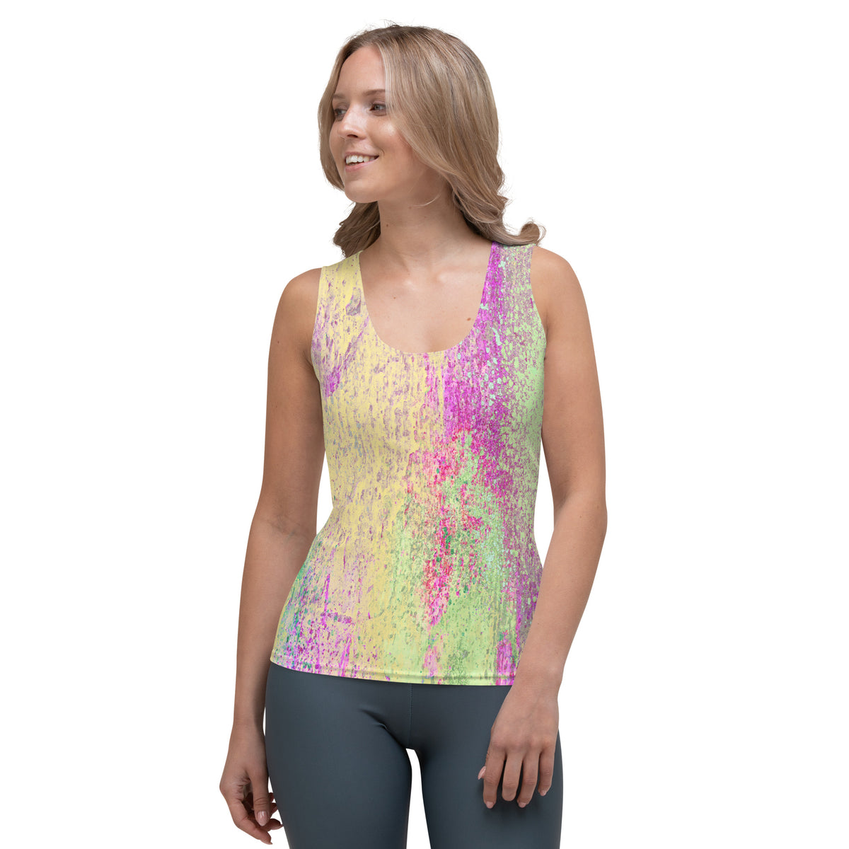 Woodland Retreat Rustic Texture Tank Top