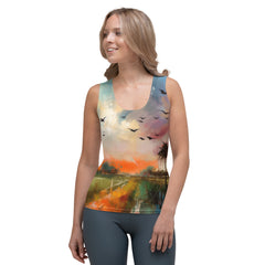 Celestial Horizon Odyssey All-Over Print Women's Tank Top