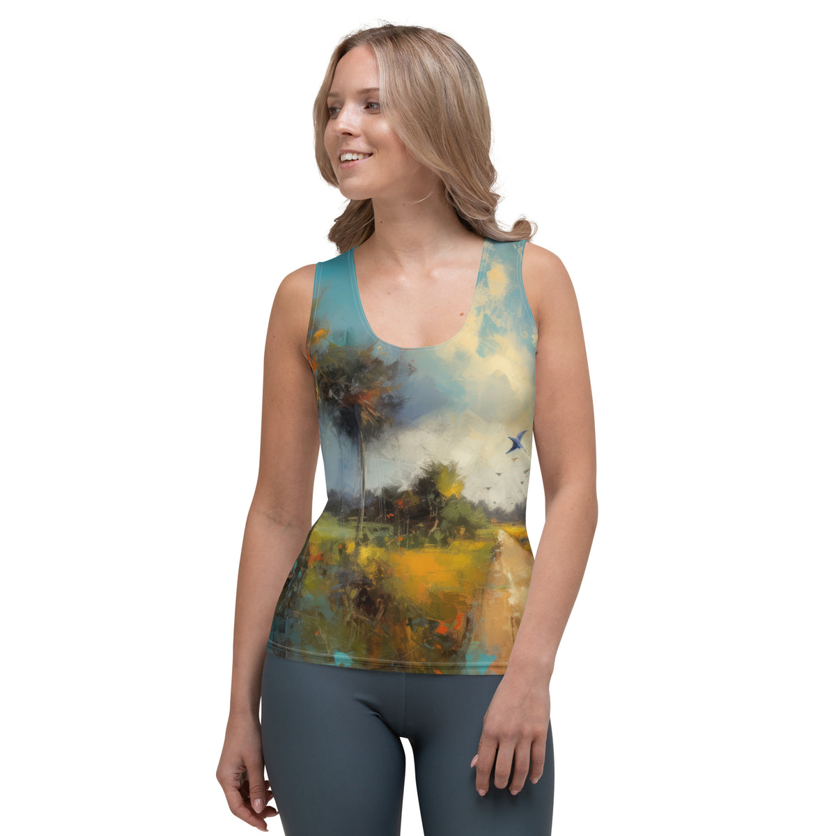 Sakura Blossom Serenity All-Over Print Women's Tank Top