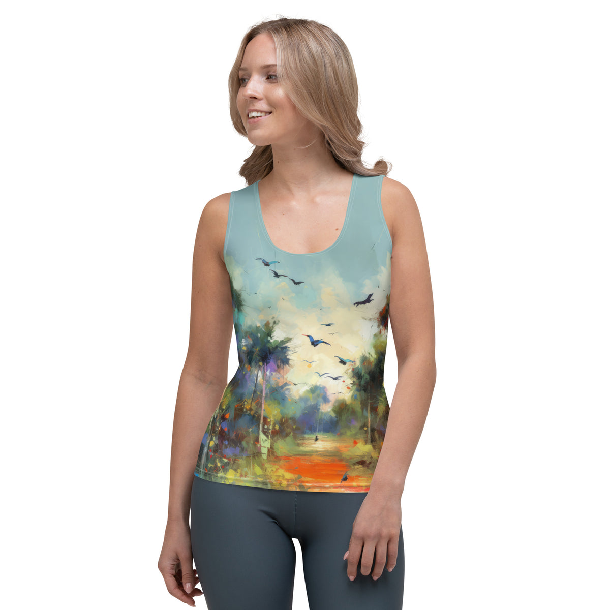 Lakeside Tranquility Women's Tank Top