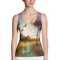 Waterfall Serenity Women's Tank Top