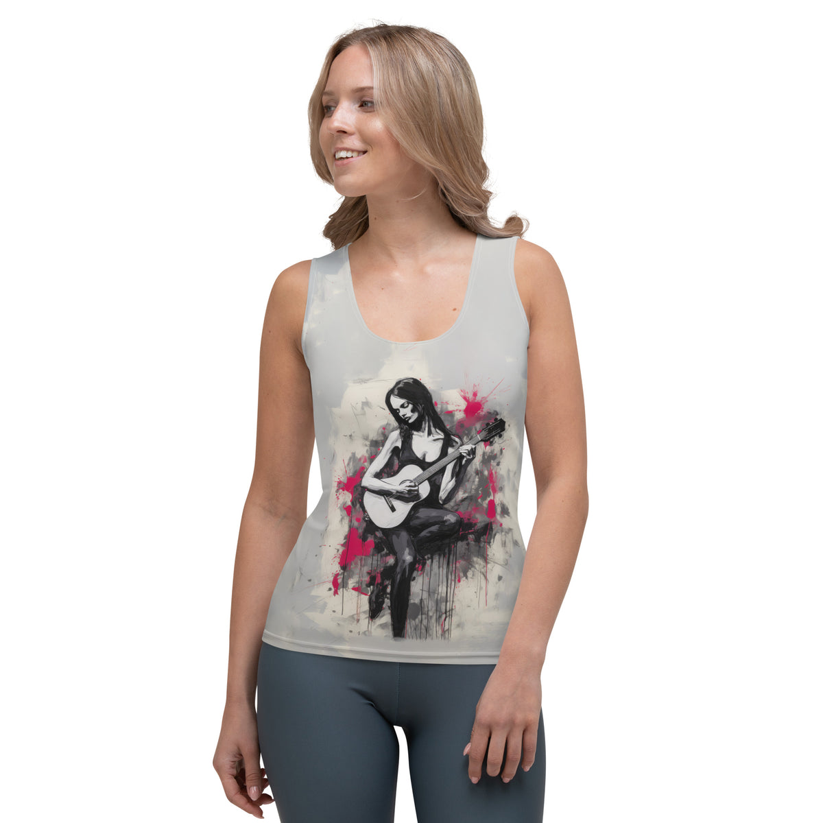 Elegant Abstraction All-Over Print Women's Tank Top