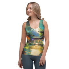 Serene Sunset Landscape Women's Tank Top