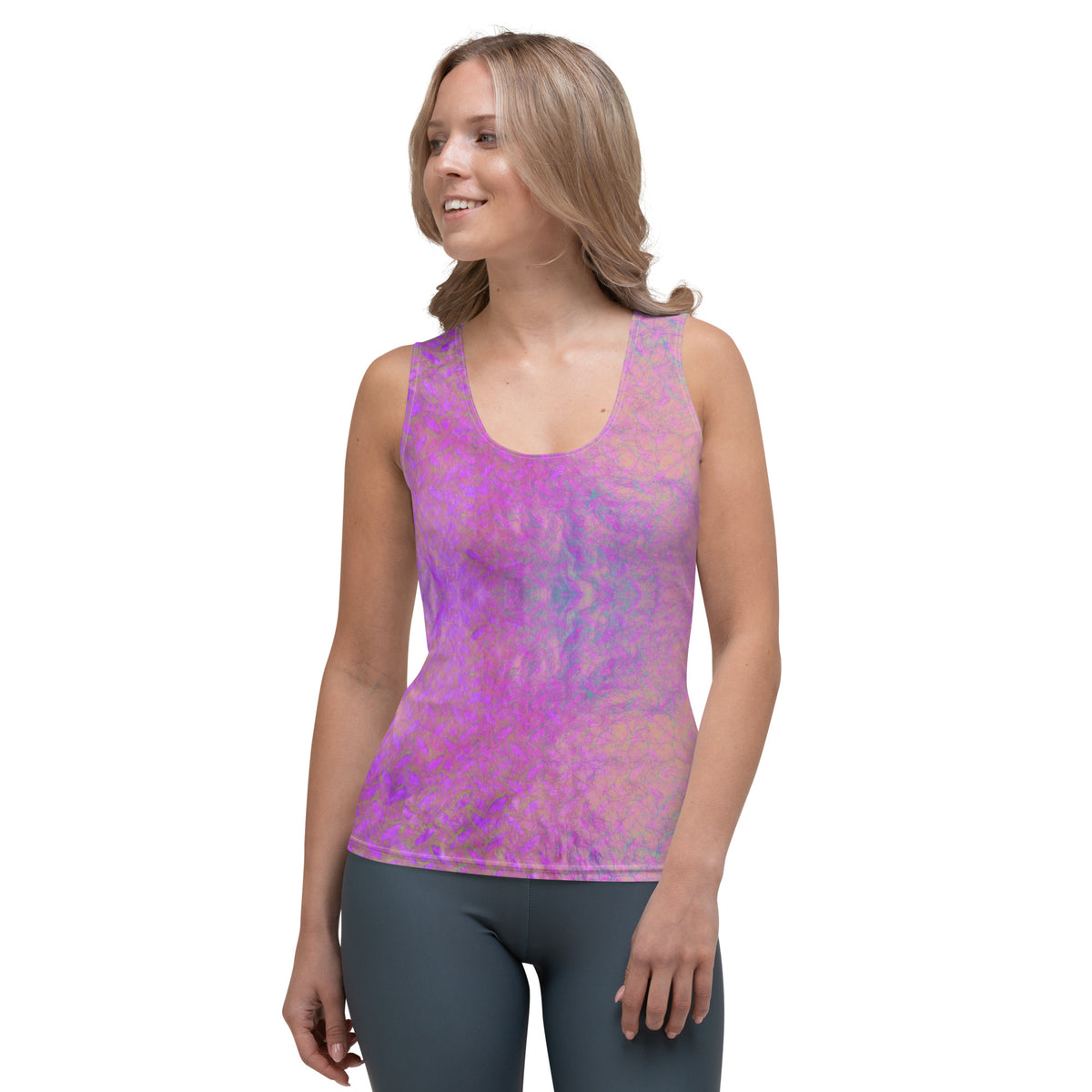 Linen Luxury Texture Women's Tank Top