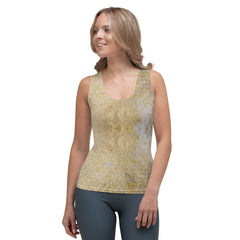 Satin Serenity Texture Women's Tank Top