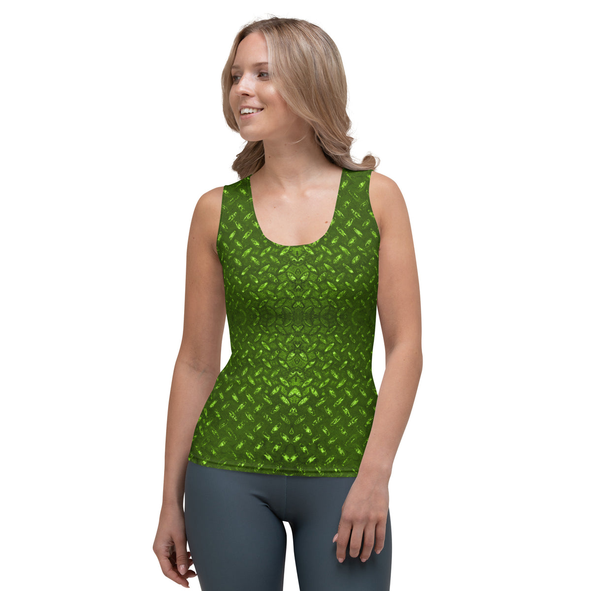 Jacquard Jet Texture Women's Tank Top