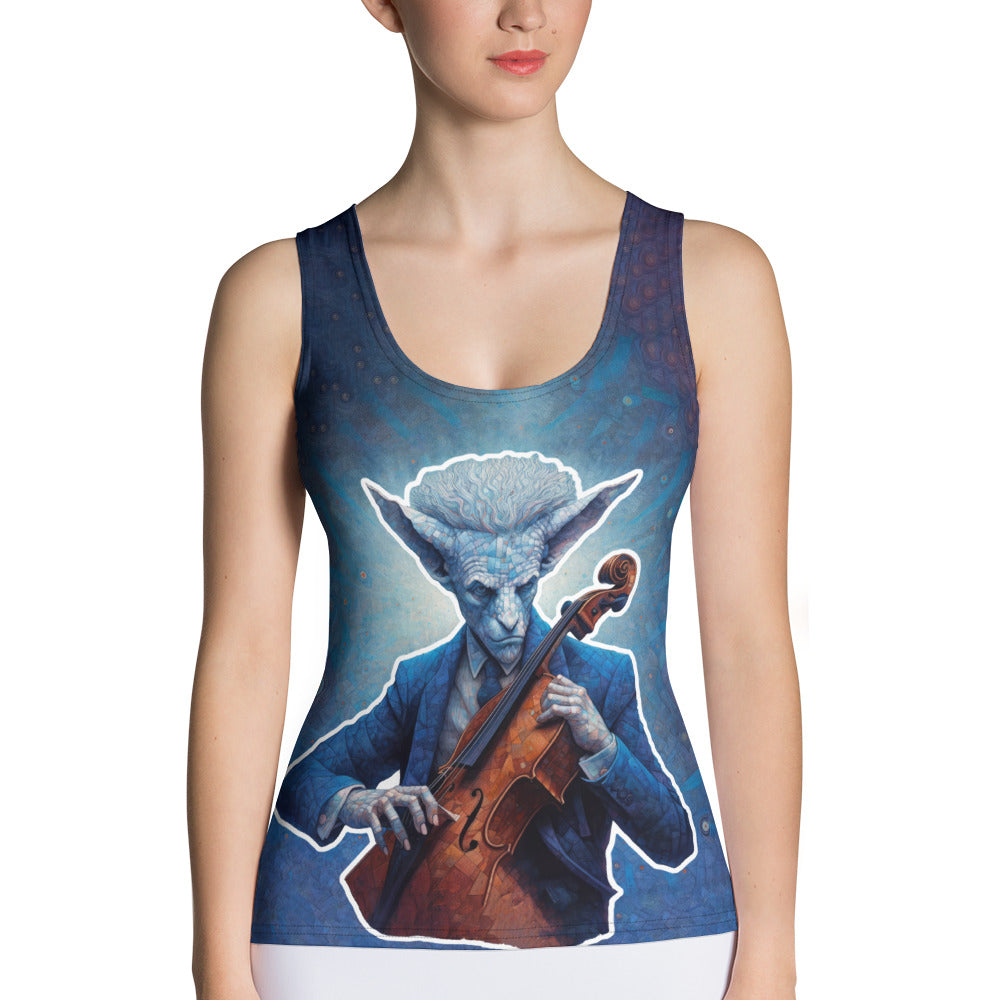 Alien Encounter All-Over Print Women's Tank Top