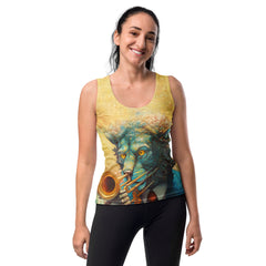 Lion's Majestic Realm All-Over Print Women's Tank Top