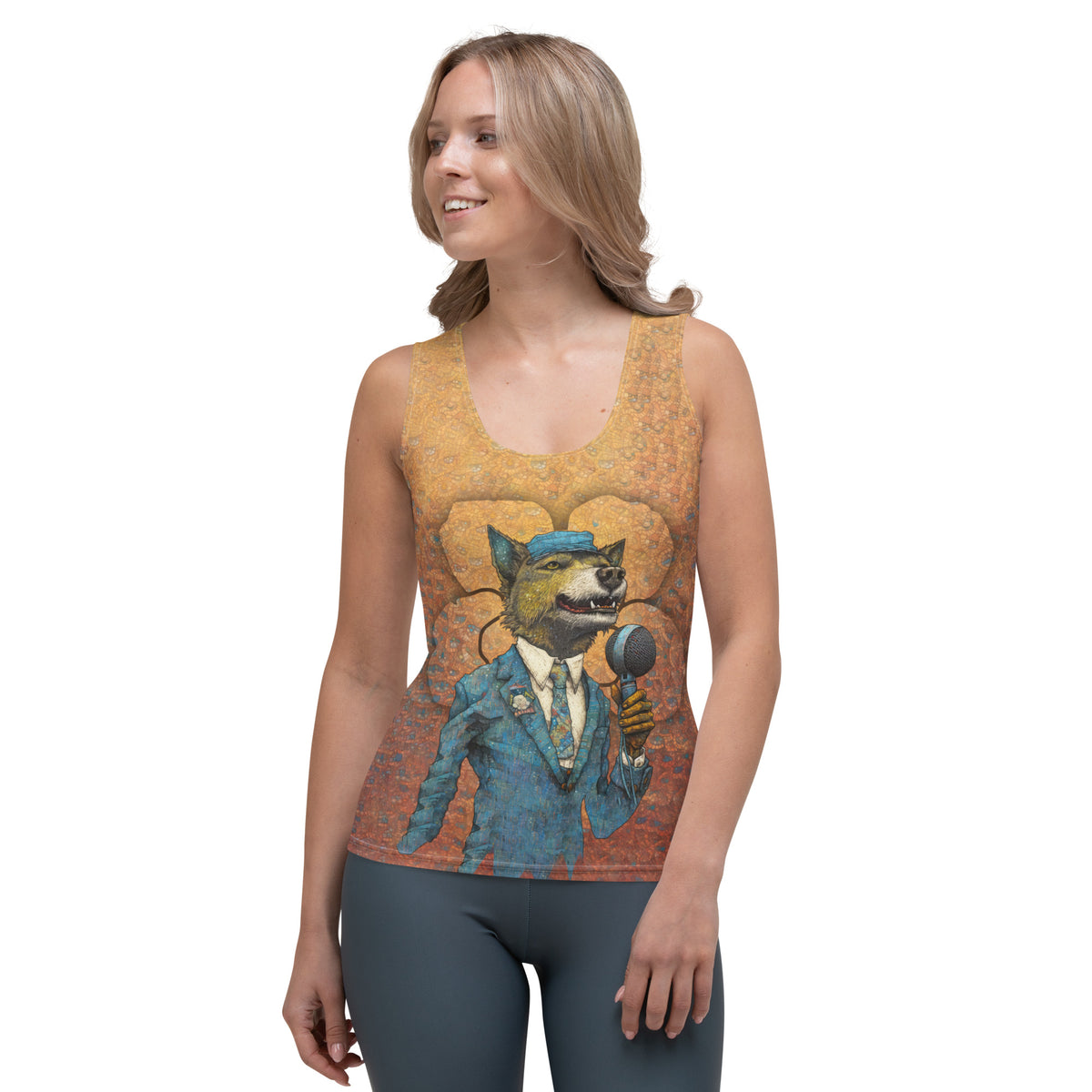 Urban Dog Adventures All-Over Print Women's Tank Top