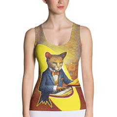 Cat's Whisker Wonderland All-Over Print Women's Tank Top