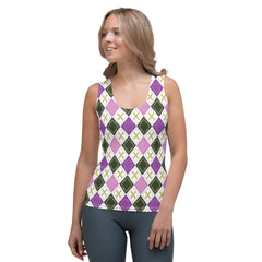 Dazzling Diamond Dreams All-Over Print Women's Tank Top