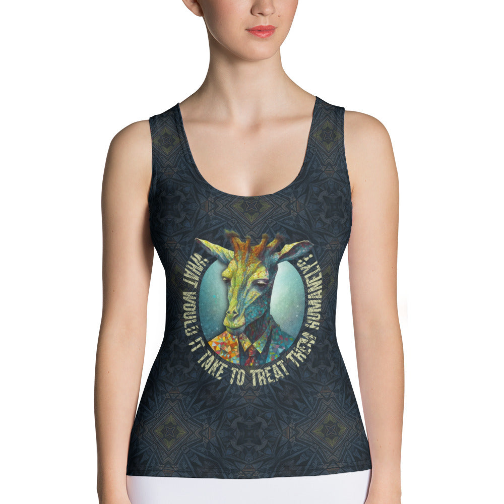 Vibrant Vulture DJ All-Over Print Women's Tank Top