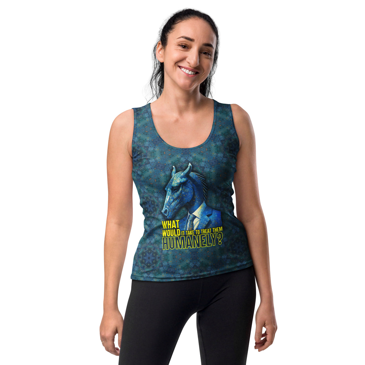 Coastal Koala Surfer All-Over Print Women's Tank Top