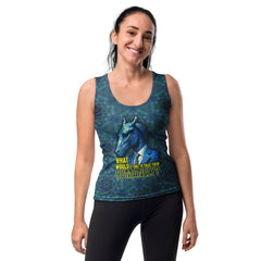 Coastal Koala Surfer All-Over Print Women's Tank Top