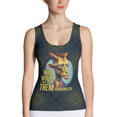 Mystic Moose Forest Guardian All-Over Print Women's Tank Top