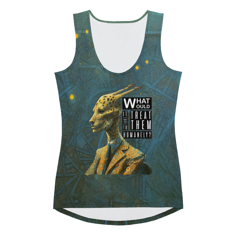 Llama Lounge Lady tank top for women in casual style.