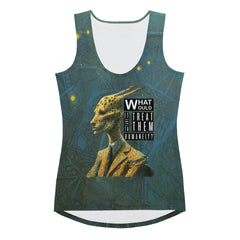 Llama Lounge Lady tank top for women in casual style.