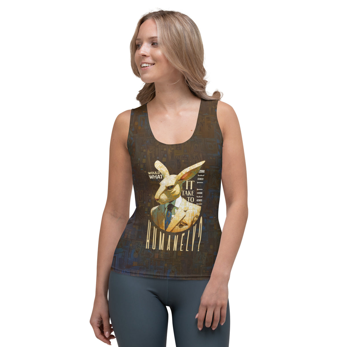 Foxy Fiesta Women's Tank Top in vibrant colors.