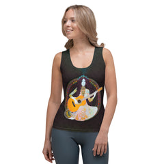 Colorful Whimsical Pop Tank Top for Women, Summer Fashion